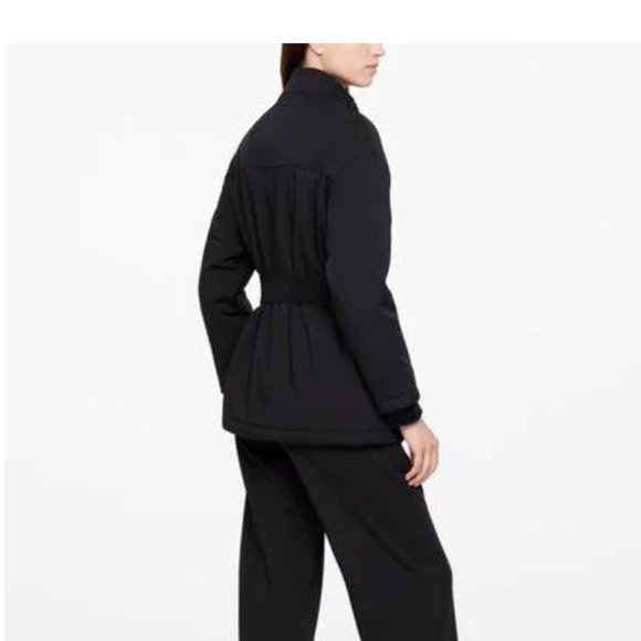 Sarah Pacini Wool Coat with Elastic Belt, super cozy and original US M - Picture 2 of 2